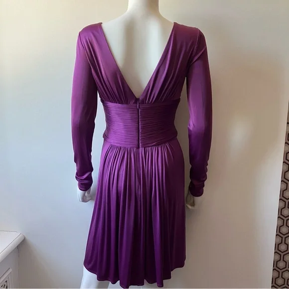 BCBGmaxazria Small Purple Mini Dress - Picture 4 of 6